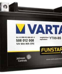 Varta YTX9-BS AGM Accu 12V 8Ah 152x88x106x106