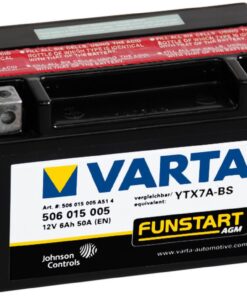 Varta YTX7A-BS AGM Accu 12V 6Ah 151x88x94x94