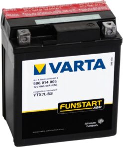 Varta YTX7L-BS AGM Accu 12V 6Ah 114x71x131x131
